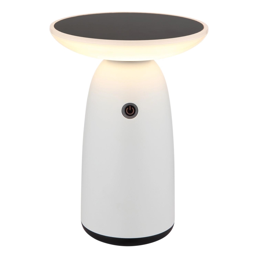 Globo - LED Stmievateľná solárna dotyková lampa LED/10W/230V IP54 biela