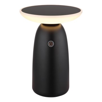 Globo - LED Stmievateľná solárna dotyková lampa LED/10W/3,7V IP54 čierna