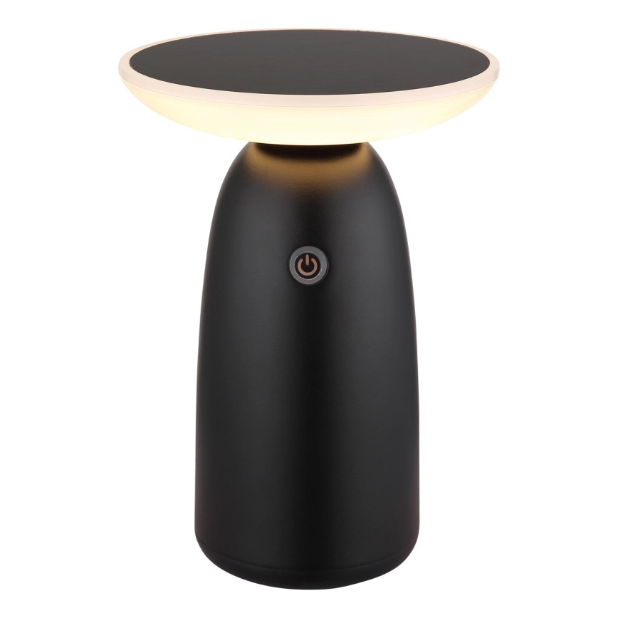 Globo - LED Stmievateľná solárna dotyková lampa LED/10W/3,7V IP54 čierna