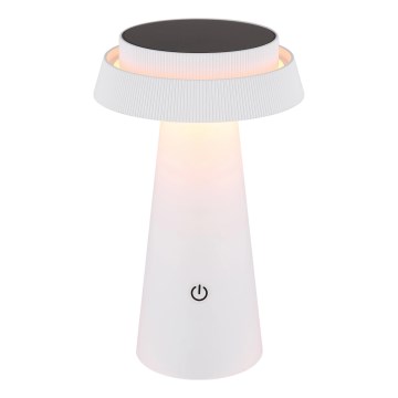 Globo - LED Stmievateľná solárna dotyková lampa LED/4W/3,7W IP54 biela