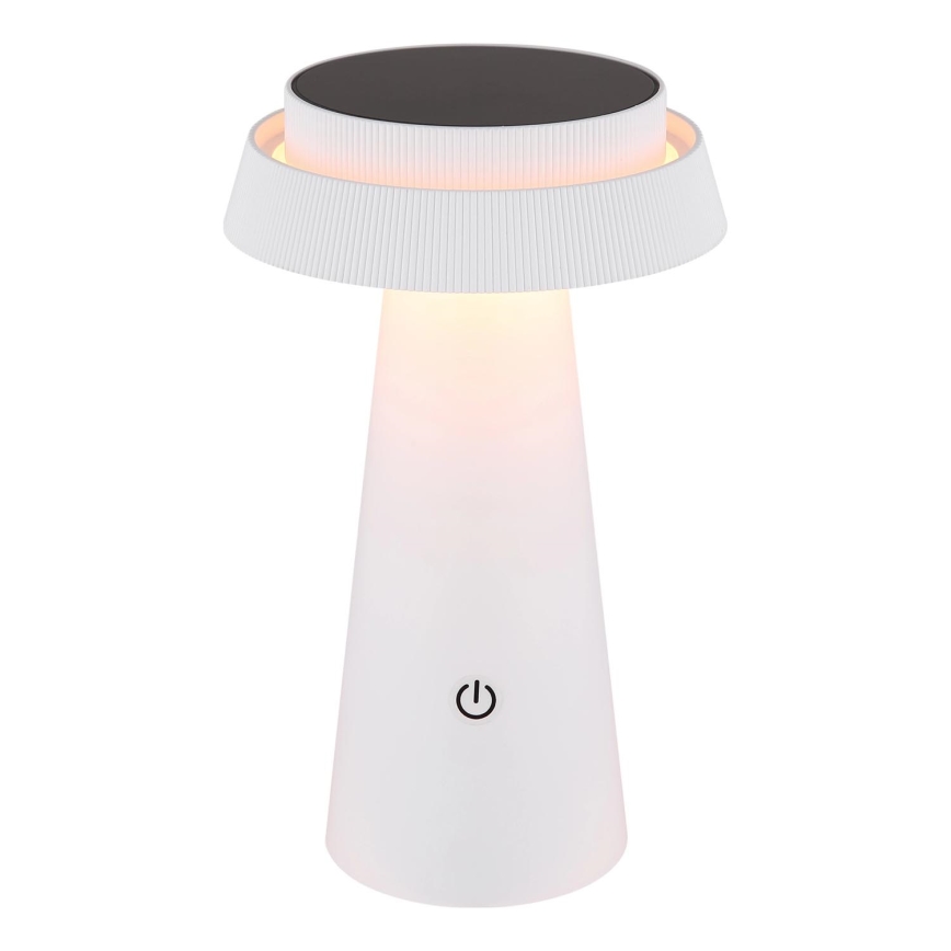 Globo - LED Stmievateľná solárna dotyková lampa LED/4W/3,7W IP54 biela