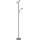 Globo - LED Stmievateľná stojacia lampa LED/20W/230V+ LED/5W 3000/4000/6500K čierna