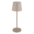 Globo - LED Stmievateľná vonkajšia dotyková stolná lampa LED/2W/5V 3000/4000/6000K 2200 mAh IP44 krémová