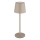 Globo - LED Stmievateľná vonkajšia dotyková stolná lampa LED/2W/5V 3000/4000/6000K 2200 mAh IP44 krémová