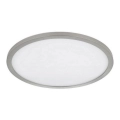 Globo - LED Stmievateľné kúpeľňové stropné svietidlo LED/18W/230V pr. 29,4 cm IP44 matný chróm