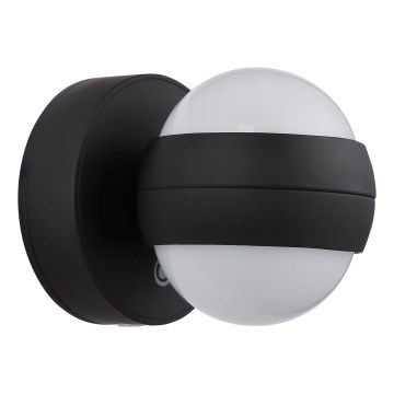 Globo - LED Stmievateľné nabíjacie dotykové nástenné svietidlo LED/1,4W/5V 1800 mAh čierna