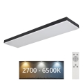 Globo - LED Stmievateľné stropné svietidlo LED/24W/230V 2700-6500K čierna + diaľkové ovládanie