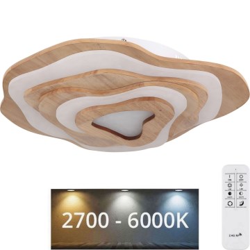 Globo - LED Stmievateľné stropné svietidlo LED/40W/230V 2700-6000K + diaľkové ovládanie