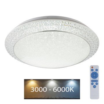 Globo - LED Stmievateľné stropné svietidlo LED/40W/230V 3000-6000K + diaľkové ovládanie