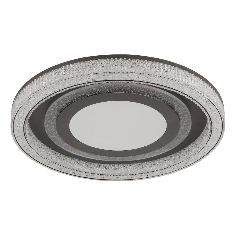 Globo - LED Stmievateľné stropné svietidlo LED/48W/230V 2700-6000K pr. 48 cm antracit + diaľkové ovládanie
