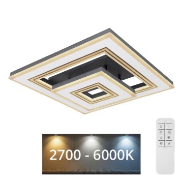 Globo - LED Stmievateľné stropné svietidlo LED/50W/230V 2700-6000K + diaľkové ovládanie