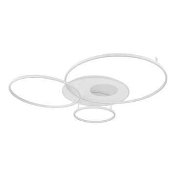 Globo - LED stmievateľné stropné svietidlo LED/70W/230V 2700-6500K 105x26,5 cm strieborné + diaľkové ovládanie
