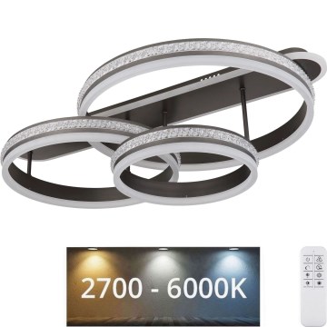 Globo - LED Stmievateľné stropné svietidlo LED/75W/230V 2700K-6000K + diaľkové ovládanie