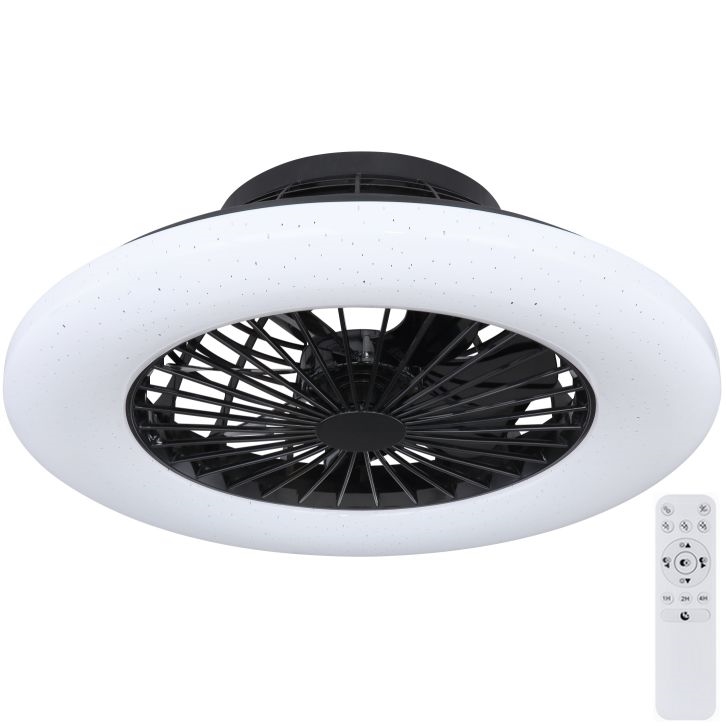 Globo - LED Stmievateľné stropné svietidlo s ventilátorom LED/30W/230V 3000-6500K + diaľkové ovládanie