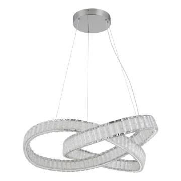 Globo - LED stmievateľný luster na lane LED/110W/230V 2700-6000K pr. 78 cm + diaľkové ovládanie