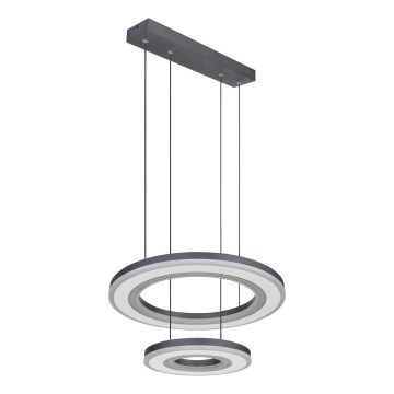 Globo - LED Stmievateľný luster na lanku LED/50W/230V 2700-6000K pr. 50 cm čierna + diaľkové ovládanie