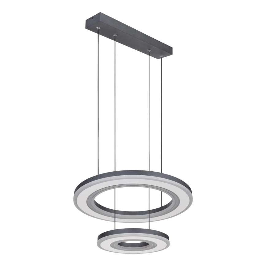 Globo - LED Stmievateľný luster na lanku LED/50W/230V 2700-6000K pr. 50 cm čierna + diaľkové ovládanie