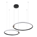 Globo - LED Stmievateľný luster na lanku LED/55W/230V 2700-6000K čierna + diaľkové ovládanie