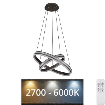 Globo - LED Stmievateľný luster na lanku LED/60W/230V 2700K-6000K + diaľkové ovládanie