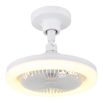 Globo - LED stmievateľný stropný ventilátor LED/20W/230V 3000-6500K biely + diaľkové ovládanie