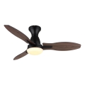Globo - LED Stmievateľný stropný ventilátor LED/22W/230V 3000/4500/6000K + diaľkové ovládanie