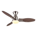 Globo - LED Stmievateľný stropný ventilátor LED/22W/230V 3000/4500/6000K + diaľkové ovládanie