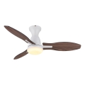 Globo - LED Stmievateľný stropný ventilátor LED/22W/230V 3000/4500/6000K + diaľkové ovládanie
