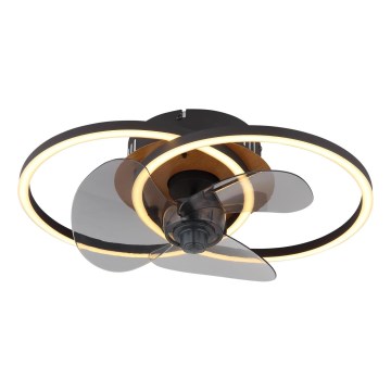 Globo - LED Stmievateľný stropný ventilátor LED/24W/230V 2700-6500K + diaľkové ovládanie