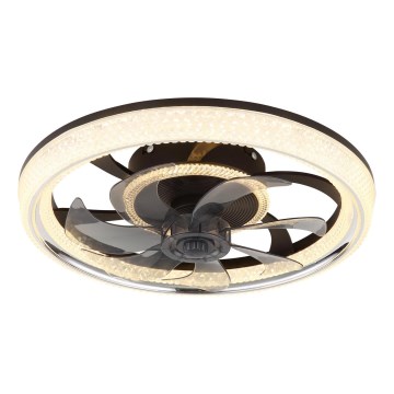Globo - LED Stmievateľný stropný ventilátor LED/30W/230V 2700-6000K + diaľkové ovládanie