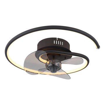 Globo - LED Stmievateľný stropný ventilátor LED/30W/230V 2700-6500K + diaľkové ovládanie