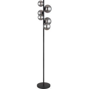 Globo - LED Stojacia lampa 6xG9/3,5W/230V dymová/čierna