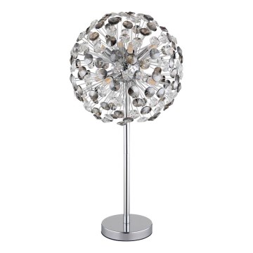 Globo - LED Stolná lampa 8xG9/3,5W/230V lesklý chróm