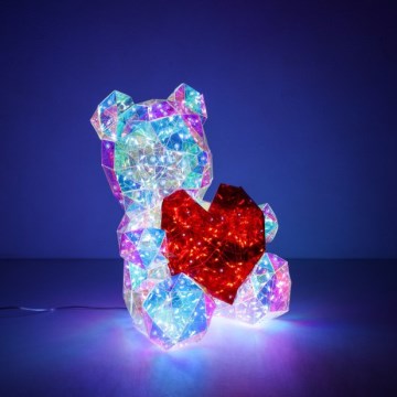 Globo - LED Stolová dekorácia v darčekovom balení LED/6W/5V USB medveď