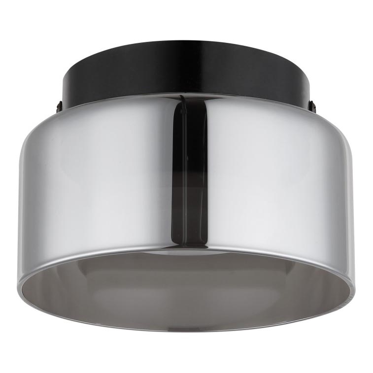 Globo - LED Stropné svietidlo 1xGX53/6W/230V pr. 13 cm dymová/čierna