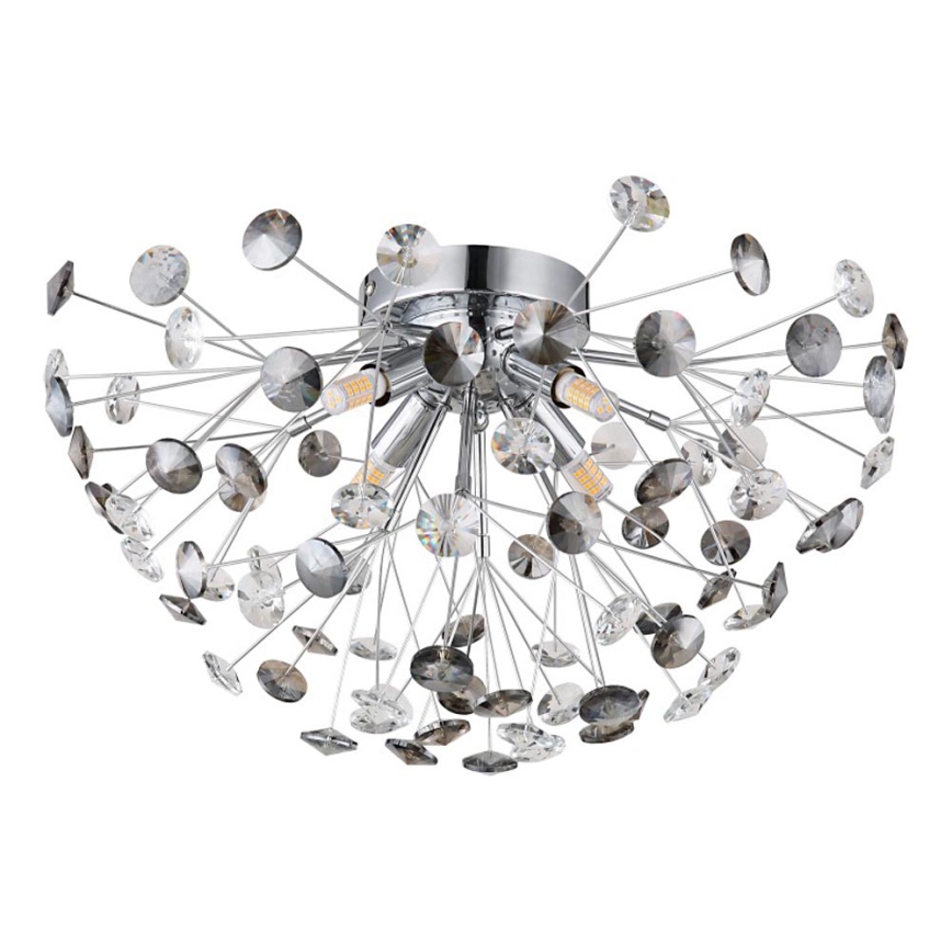 Globo - LED Stropné svietidlo 4xG9/3,5W/230V pr. 45 cm lesklý chróm
