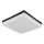 Globo - LED Stropné svietidlo LED/12W/230V 4000K 22x22 cm čierna