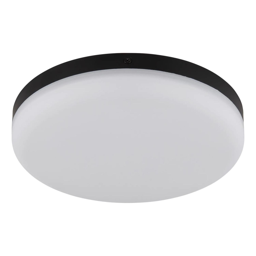 Globo - LED Stropné svietidlo LED/12W/230V 4000K pr. 22 cm čierna