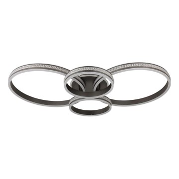 Globo - LED Stropné svietidlo LED/39W/230V 2700/4500/6500K 106x60 cm antracit