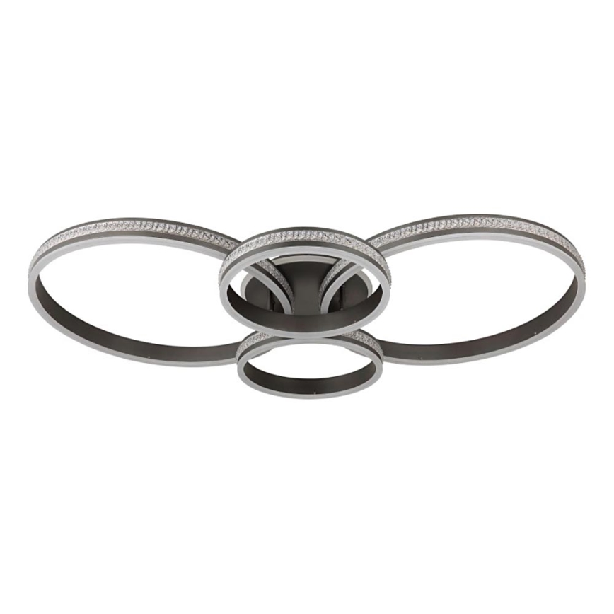 Globo - LED Stropné svietidlo LED/39W/230V 2700/4500/6500K 106x60 cm antracit