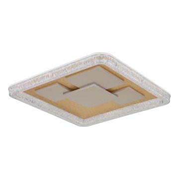 Globo - LED stropné svietidlo LED/40W/230V 3000K 48,8x48,8 cm zlaté
