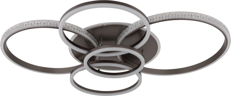 Globo - LED Stropné svietidlo LED/70W/230V 3000K 88x110 cm antracit