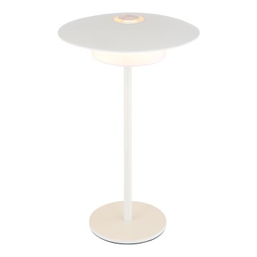 Globo - LED Vonkajšia nabíjacia dotyková stolná lampa LED/3W/3,7V 1800/2700/3000K IP44 1800 mAh biela