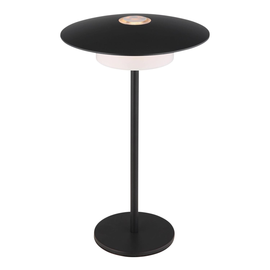 Globo - LED Vonkajšia nabíjacia dotyková stolná lampa LED/3W/3,7V 1800/2700/3000K IP44 1800 mAh čierna