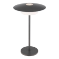 Globo - LED vonkajšia nabíjateľná dotyková stolná lampa LED/3W/3,7V 1800/2700/3000K IP44 1800 mAh sivá