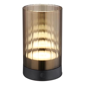 Globo - LED Vonkajšia stmievateľná nabíjacia dotyková stolná lampa LED/2W/3,7V 2700/4000/6500K 1200mAh IP44 hnedá