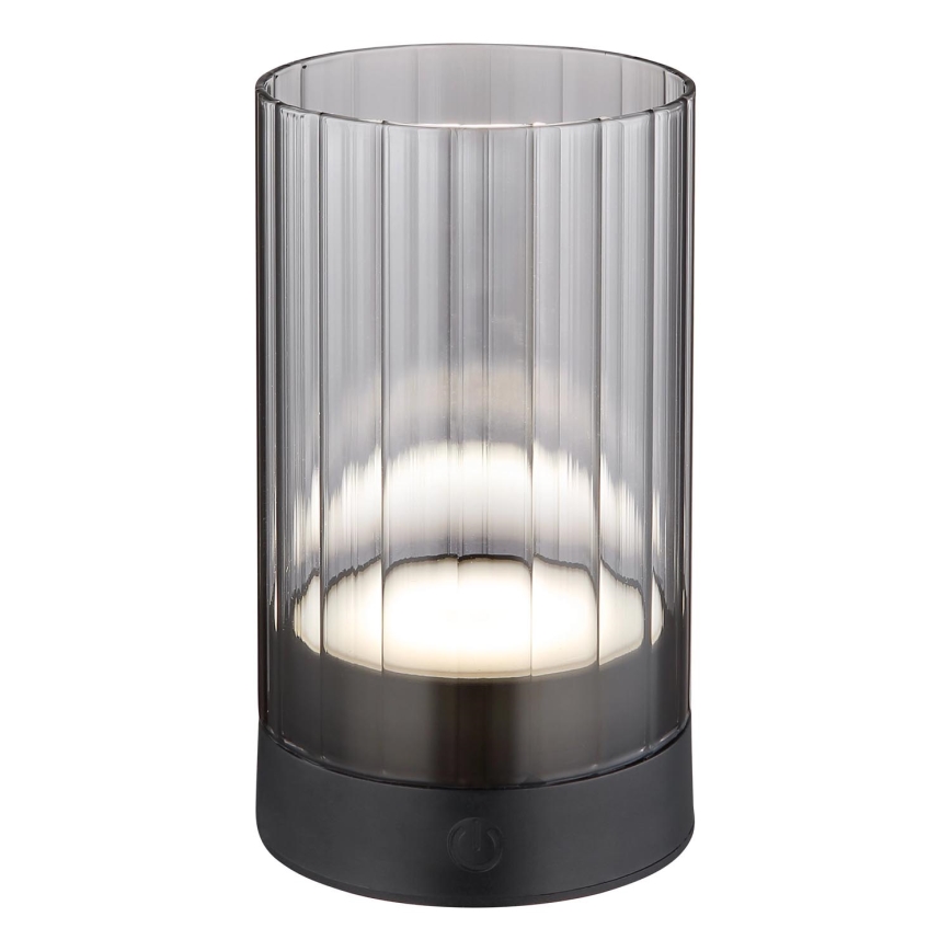 Globo - LED Vonkajšia stmievateľná nabíjacia dotyková stolná lampa LED/2W/3,7V 2700/4000/6500K 1200mAh IP44 šedá