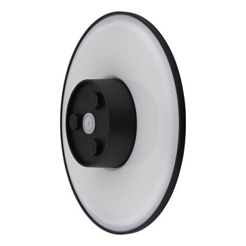 Globo - LED Vonkajšie nástenné svietidlo LED/15W/230V 3000/4000/6000K pr. 25,2 cm IP44 čierna