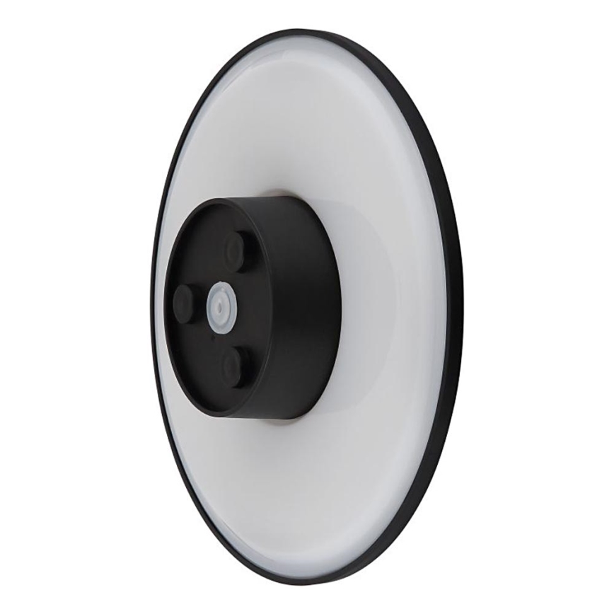 Globo - LED Vonkajšie nástenné svietidlo LED/15W/230V 3000/4000/6000K pr. 25,2 cm IP44 čierna