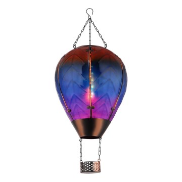 Globo - LED Závesná solárna dekorácia 24xLED/0,2W/3V IP44 lietajúci balón