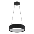 Globo - LED závesný luster na lane LED/45W/230V 2700/4000/6000K priemer 46 cm čierna